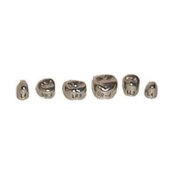 Evolve Stainless Steel Primary Molar Crowns 1st Lower Left-7 Box Of 5