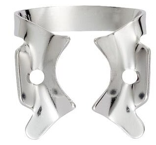 Hygenic Rubber Dam Clamp, Gloss Finish, # 14A, Winged, 1/Pk, H02757 thumbnail 6