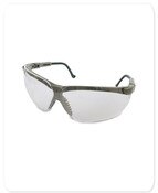 Genesis Protective Eyewear Clear Lens Black Frame