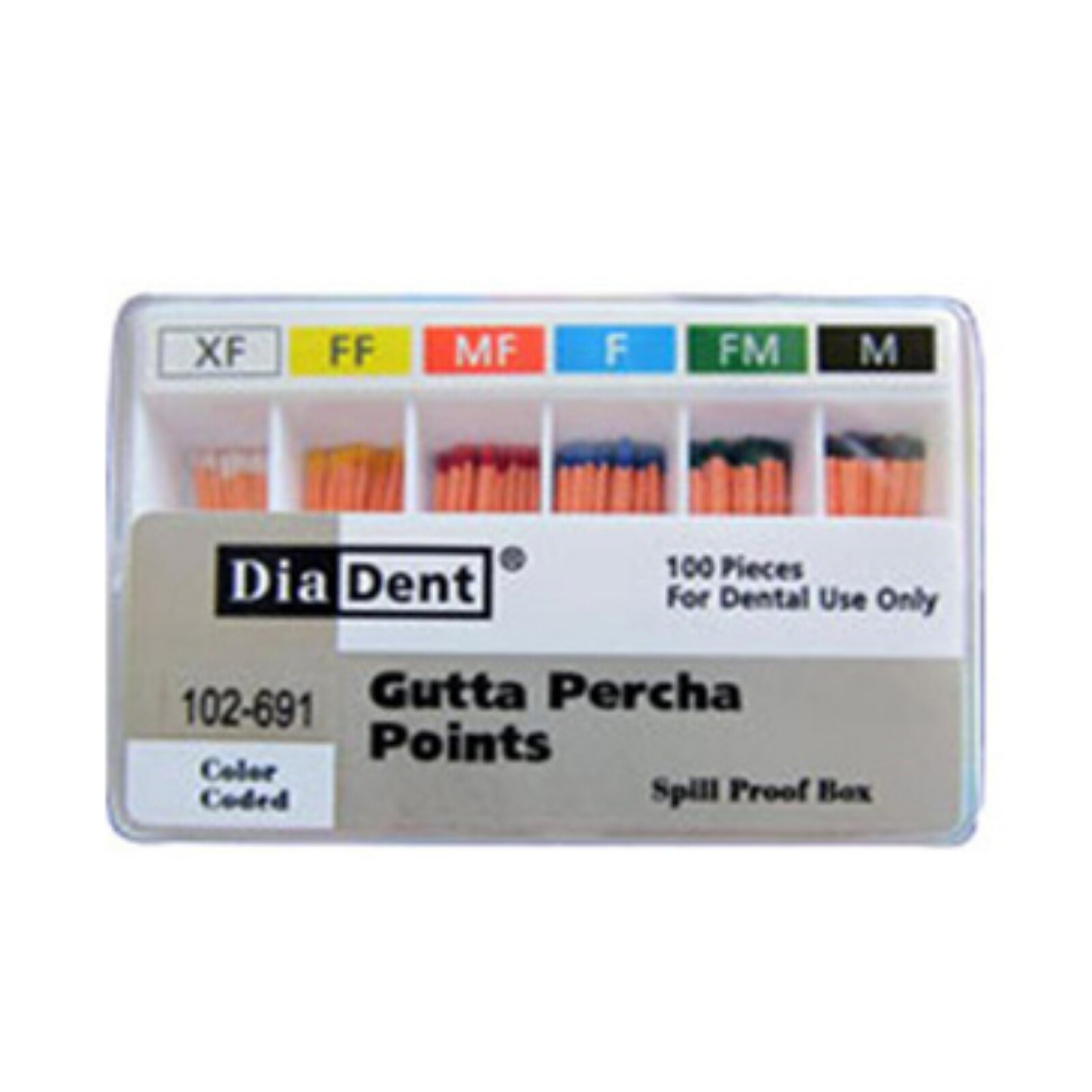 Color-Coded Gutta Percha Spillproof #XL 120/Box product image