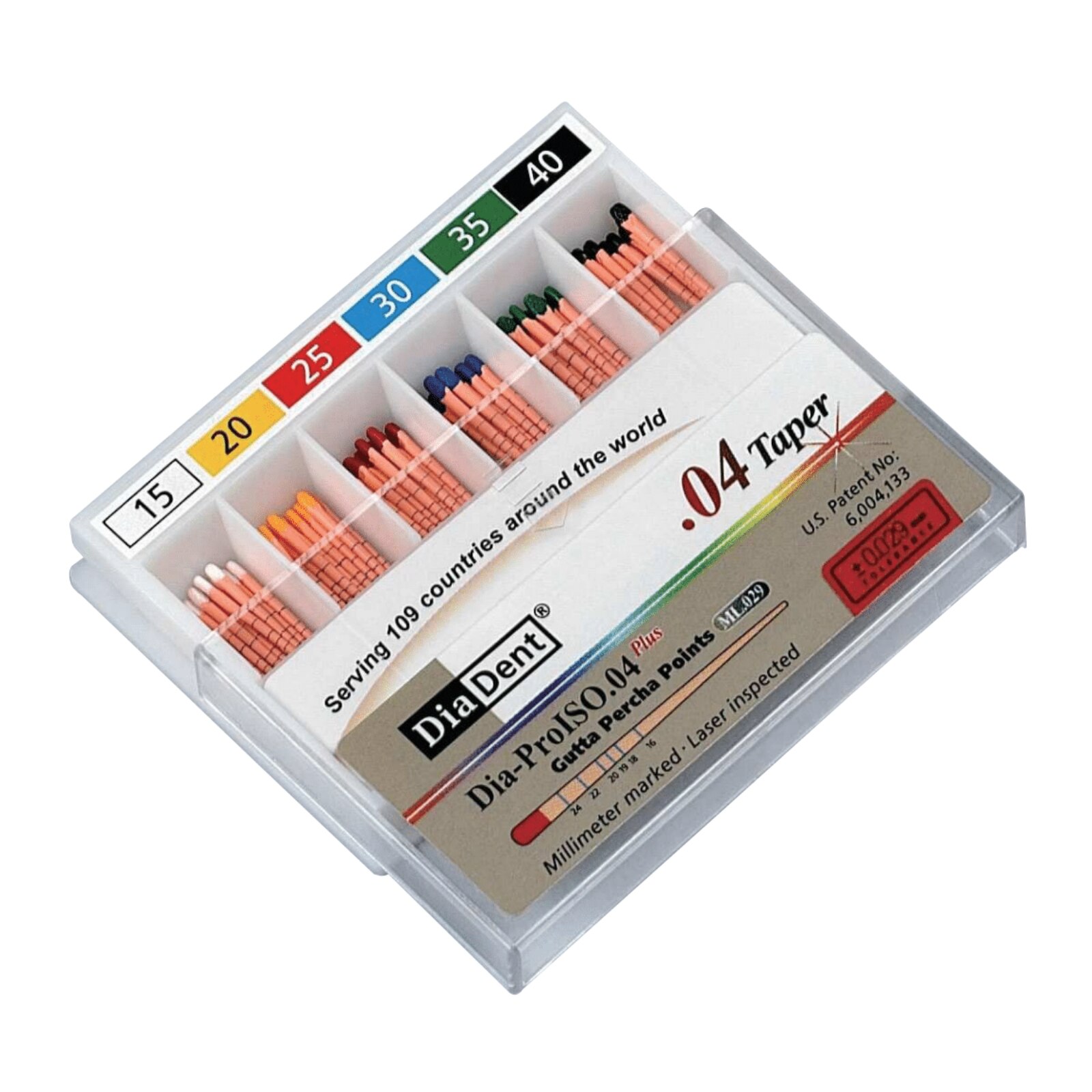 Gutta Percha, MM, Dia-ProISO GT .04 #15/40, 60/Pk, ML114-691 product image