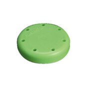 Magnetic Bur Block 7-Hole Small Round Green