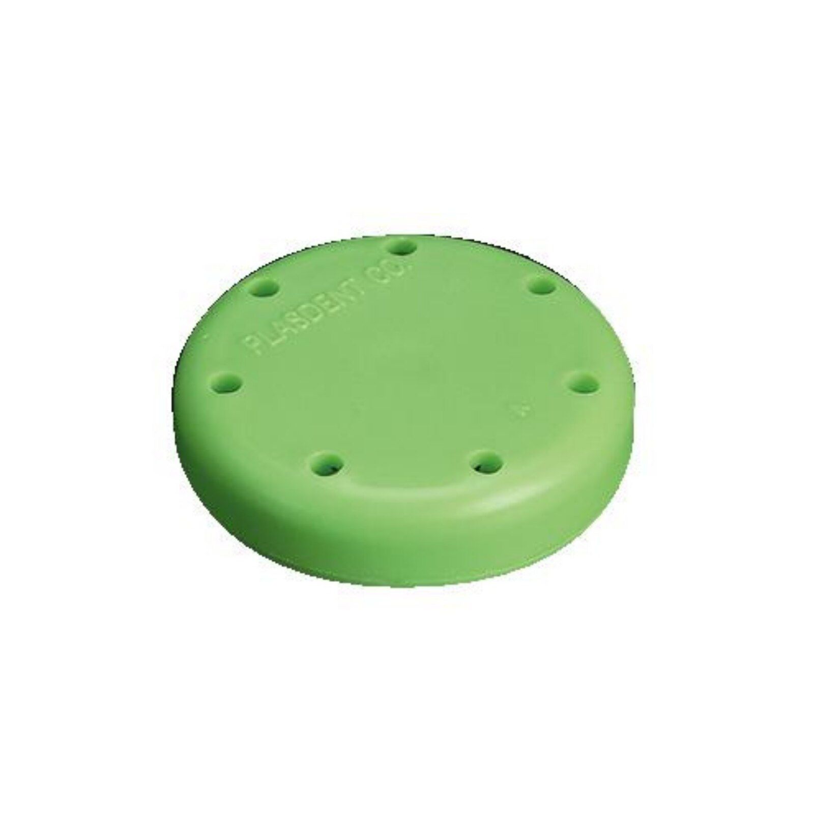 Magnetic Bur Block 7-Hole Small Round Neon-Green product image
