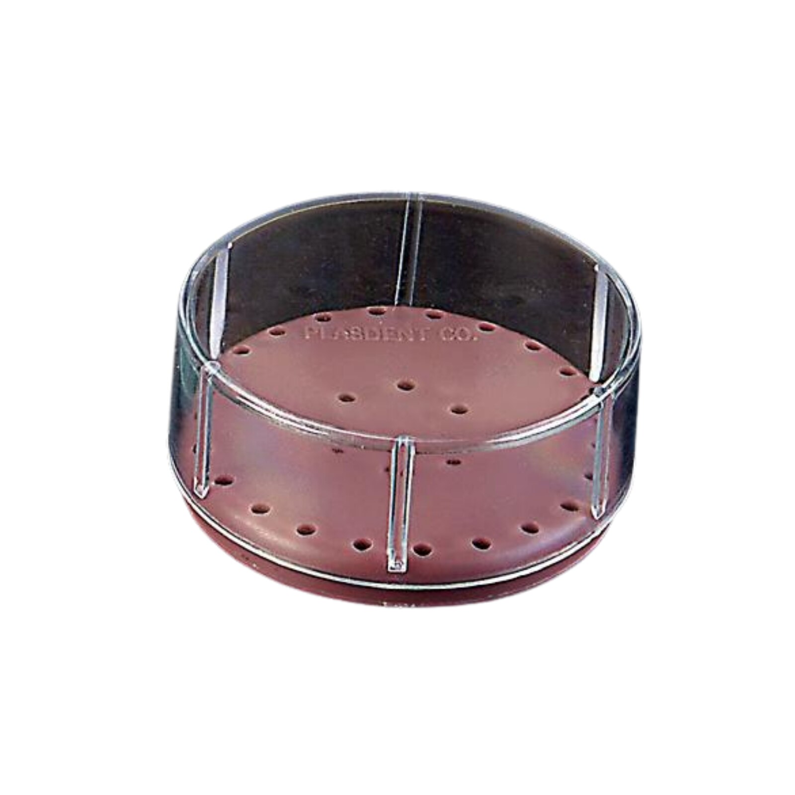 Magnetic Bur Block, 28 Burs Capacity, Large Round, Mauve, 1/Pk, 400BL-10 thumbnail 3