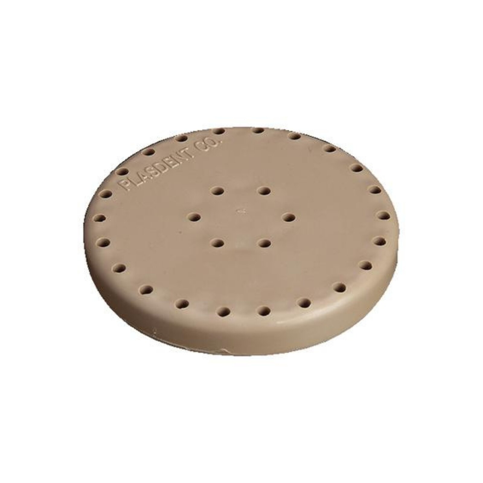 Silicone Magnetic Bur Block 28-Hole Large Round Beige, 400BL2-7 - Silicone Magnetic Bur Block 28-Hole Large Round Beige, 400BL2-7 - Image 1