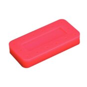 Silicone Magnetic Bur Block 14-Hole Rectangular Neon-Pink