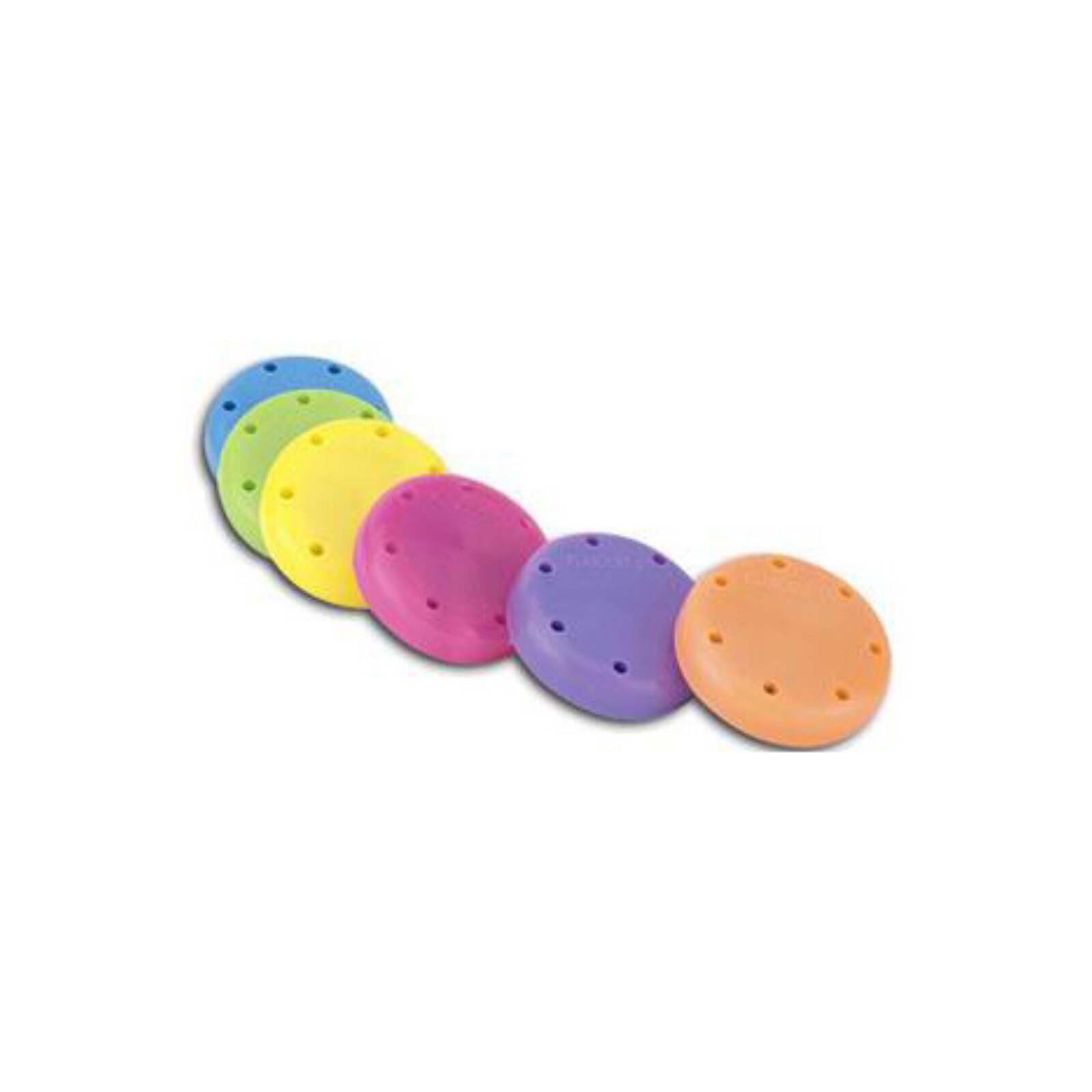 Magnetic Bur Block, Silicone, 7-Hole, Small Round, Neon Purple, 1/Pk, 400BS2-10N product image