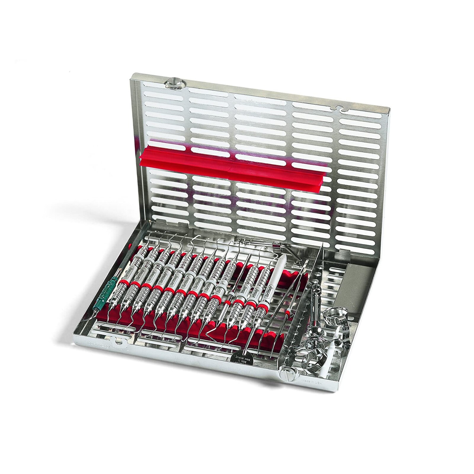 IMS Signature Series Large 11" Cassette 16-Instrument Red thumbnail 6