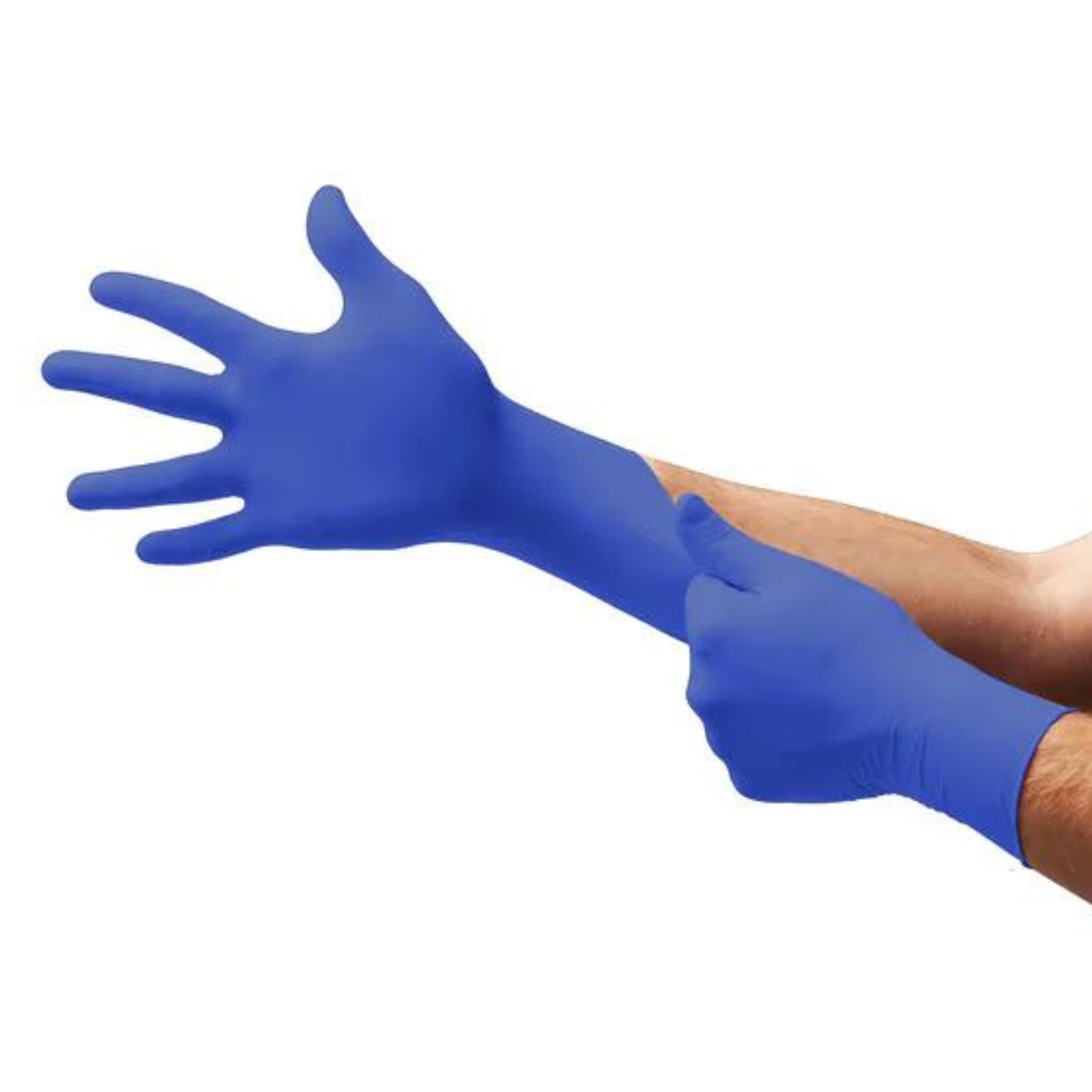 Essentials Nitrile Gloves Purple Medium 300/Bx - Essentials Nitrile Gloves Purple Medium 300/Bx - Image 1