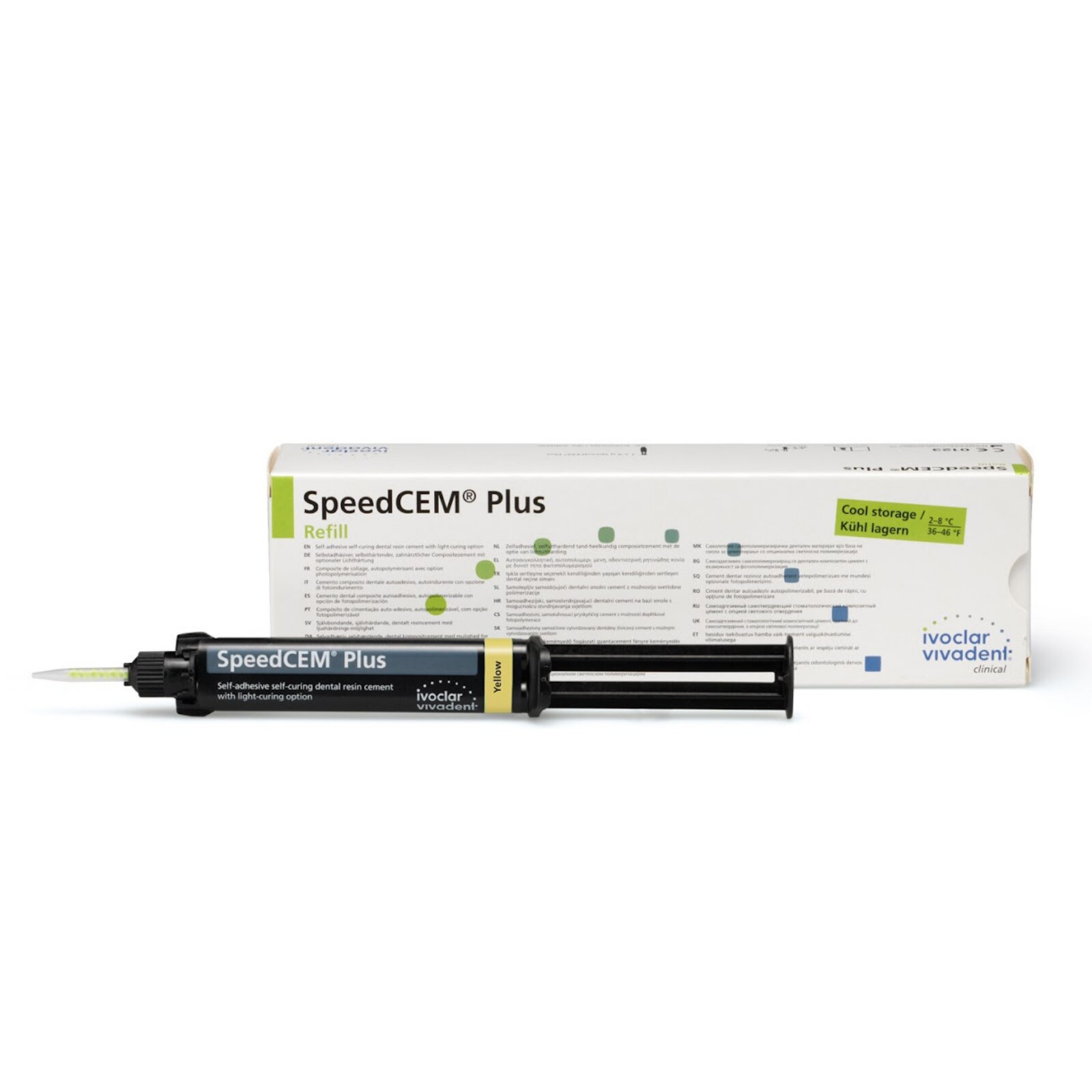 SpeedCEM Plus Resin Cement Refill, 9 g, Yellow, 1/Pk, 681710 product image