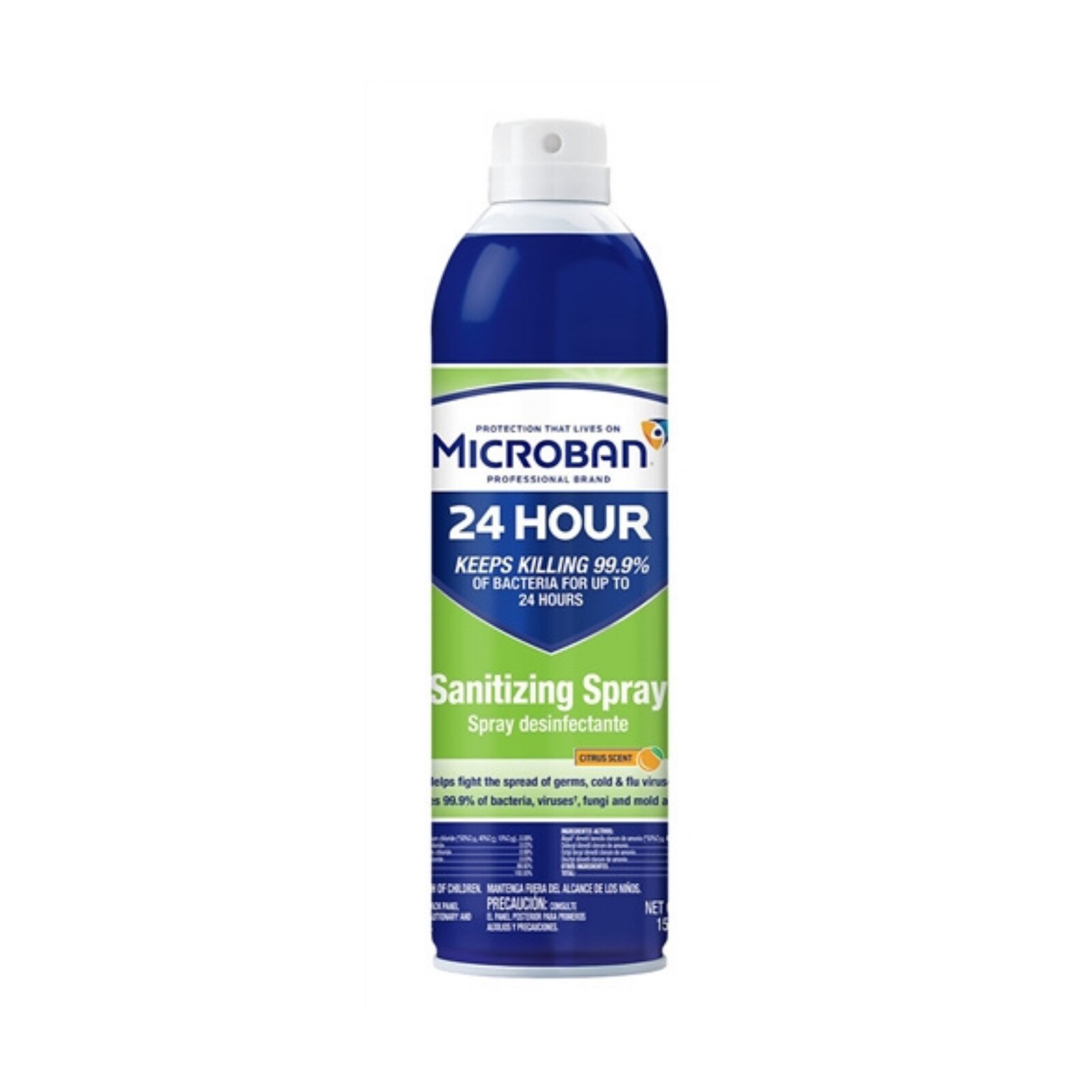 Microban Sanitizing Aerosol Spray 15oz 6/Case product image