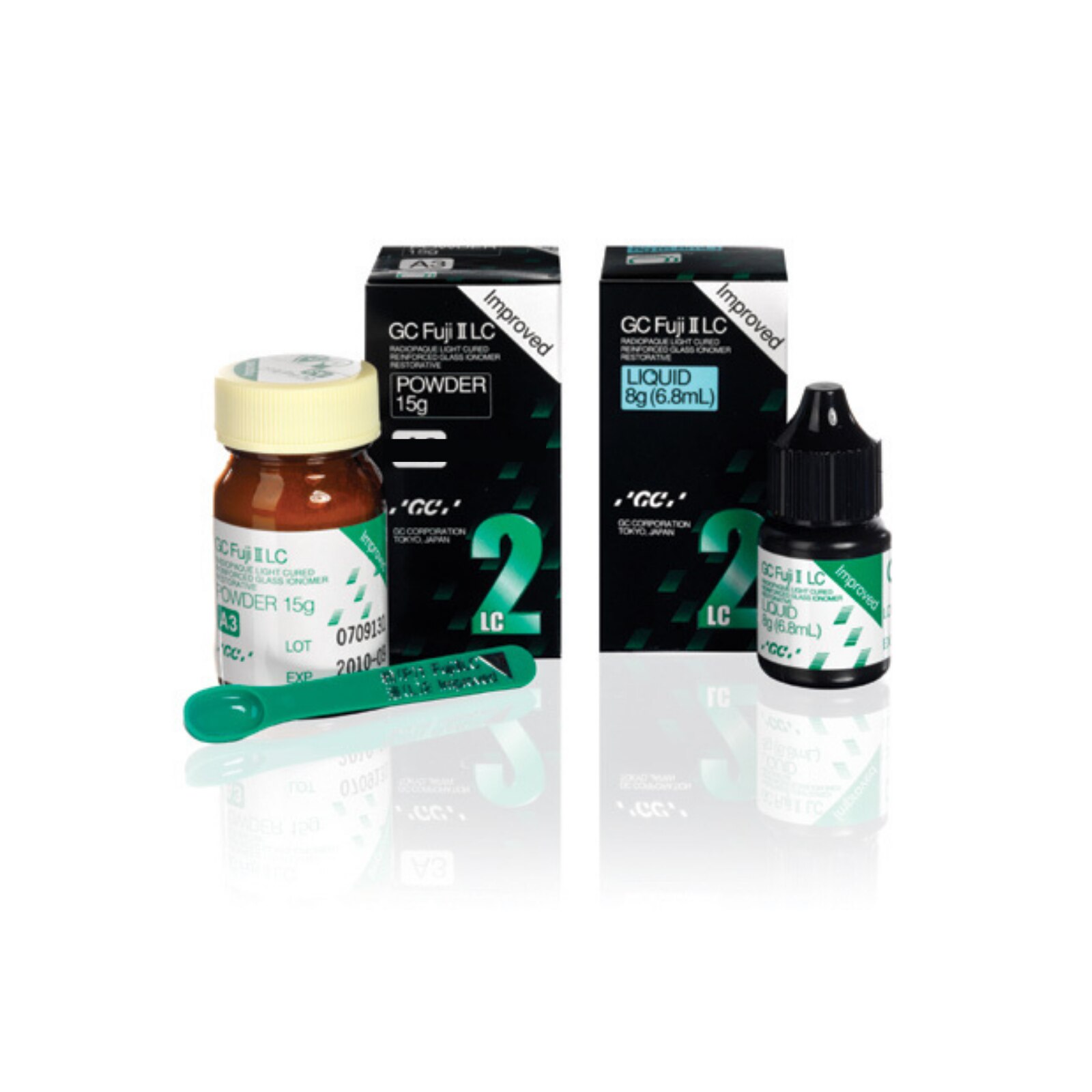 GC Fuji II LC Glass Ionomer Powder B4 Refill 15gm/Ea thumbnail 2