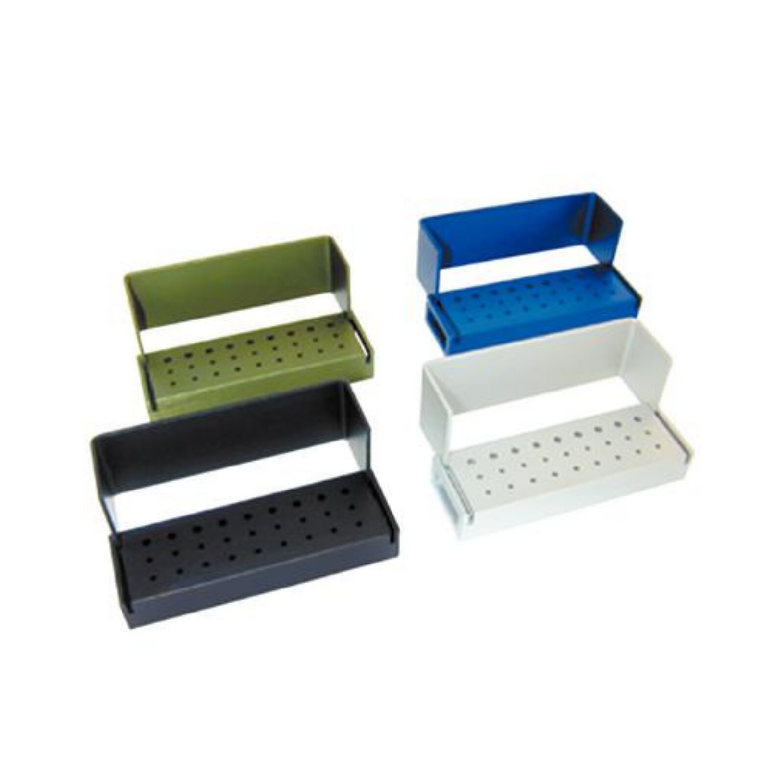 Bur Block Aluminum 27 Hole Green Swivel Top Ea product image