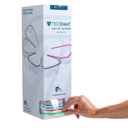 TIDIShield Grab'n Go Preassembled Eyewear Dispenser 25/Pk product image