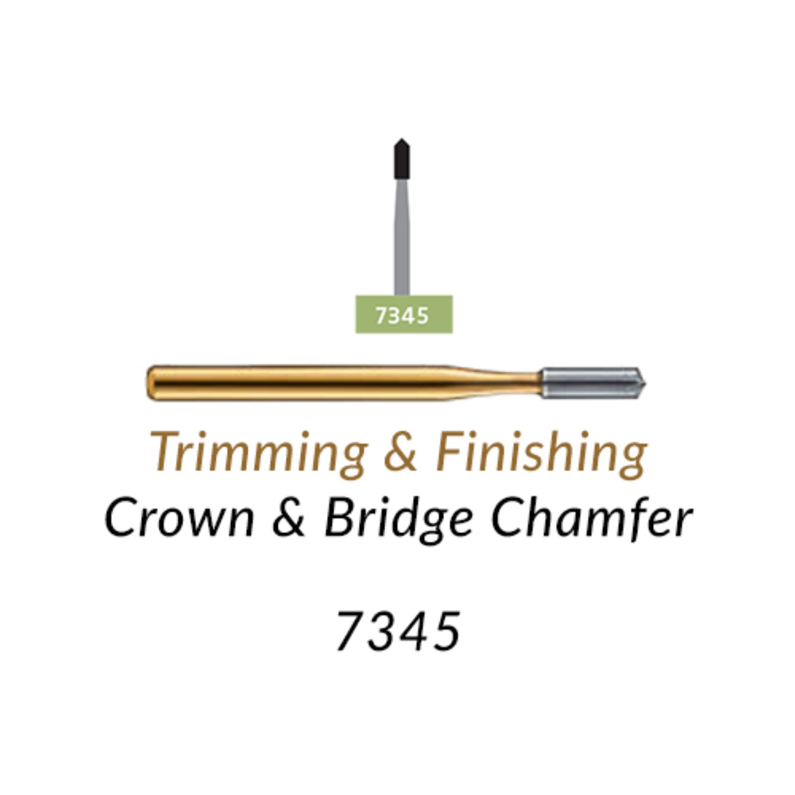 Trimming & Finishing Carbide Burs FG 7345 10/Pk product image