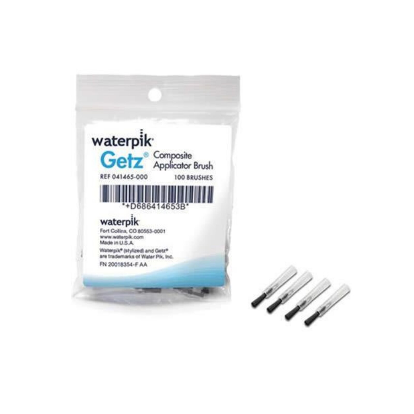 Getz Composite Accessory, Disposable Applicator Brushes, 100/Pk, 041465-000 - Getz Composite Accessory, Disposable Applicator Brushes, 100/Pk, 041465-000 - Image 1