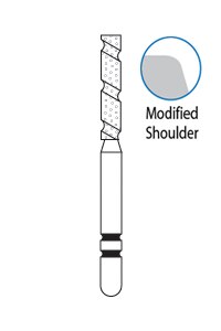 Two Striper TS2000 Spiral Cut Diamond Burs, FG, KR Cylinder, 2013.8KR, 1.6 mm, Coarse, Green, 5/Pk, 2000139 thumbnail 5