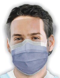 Isofluid Shield Mask Anti Fog Blue 25/Bx, GCIPWB product image