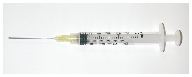 Luer Lock Syringe/Needle 3cc 20ga 400/Cs product image
