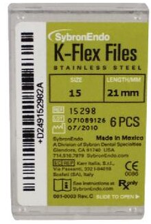 K-Flex Stainless Steel File, 21 mm, # 15, White, 6/Pk, 15298 thumbnail 10