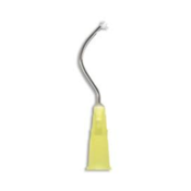 Pre-Bent Brush Tips 19ga 100/Pk Yellow