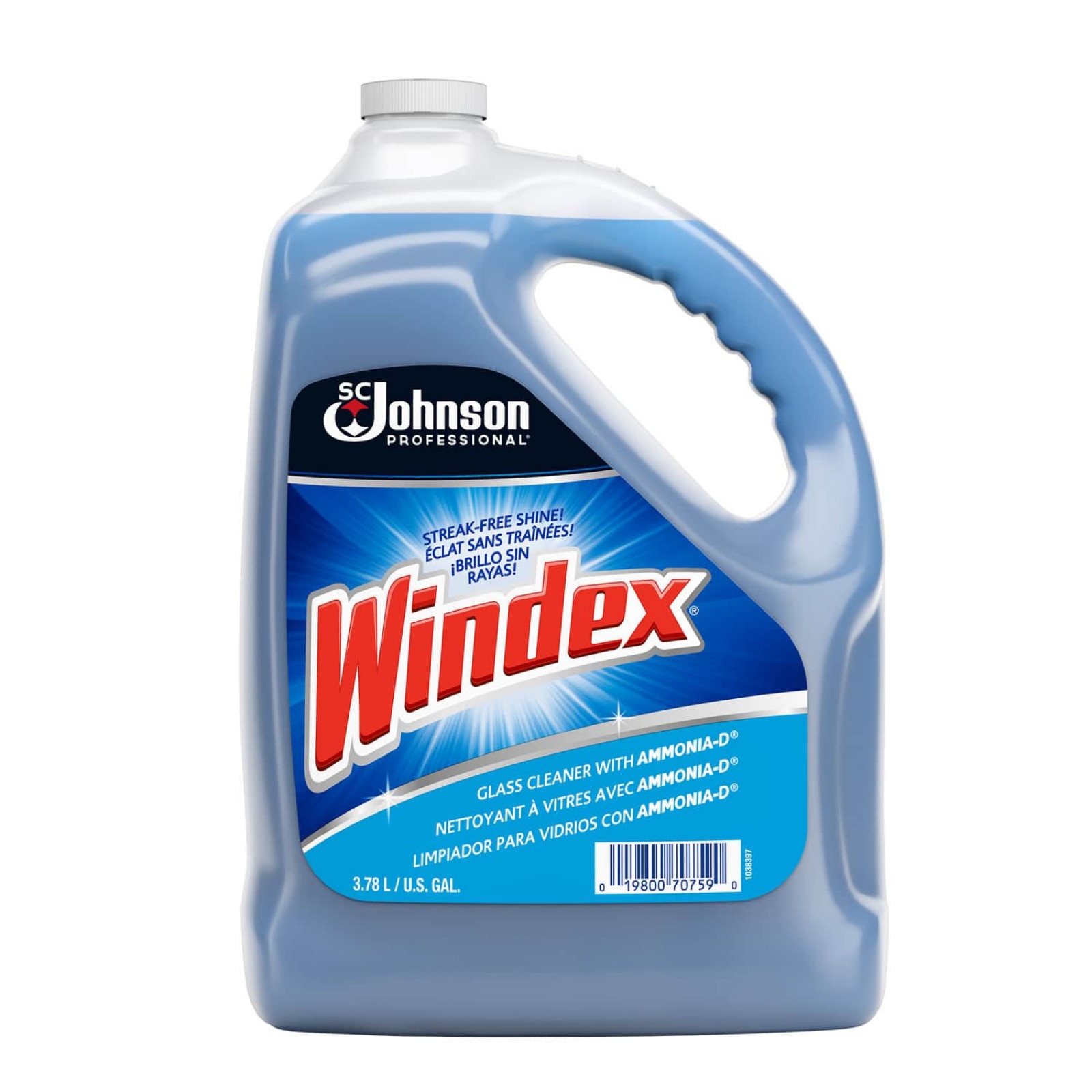 Windex Glass Cleaner with Ammonia-D 128oz x 4/Cs product image