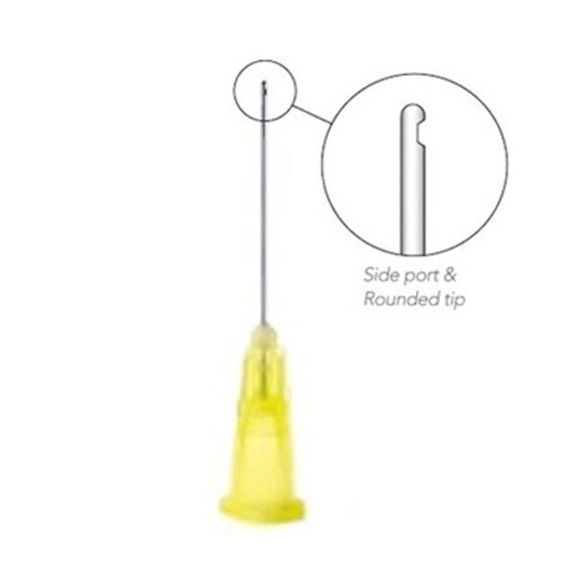 OptiProbe Needle Tips 27ga Side-Port Yellow 100/Pk product image