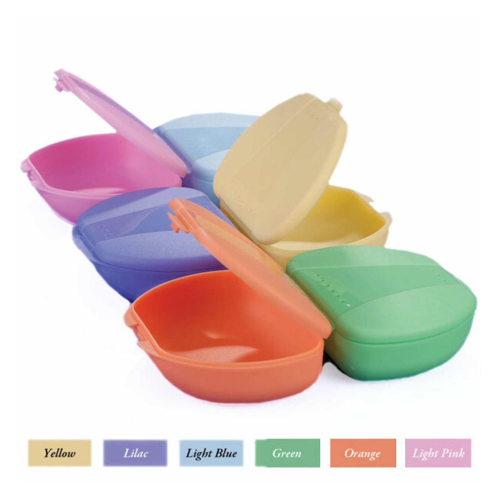 Plasdent - Retainer Boxes - Solid Tropical Colors 12/Box. Feature precise snap, TC2002-TJA - Plasdent - Retainer Boxes - Solid Tropical Colors 12/Box. Feature precise snap, TC2002-TJA - Image 1