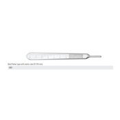 Scalpel Blade Handle SE Flat #3 w/metric ruler 5"