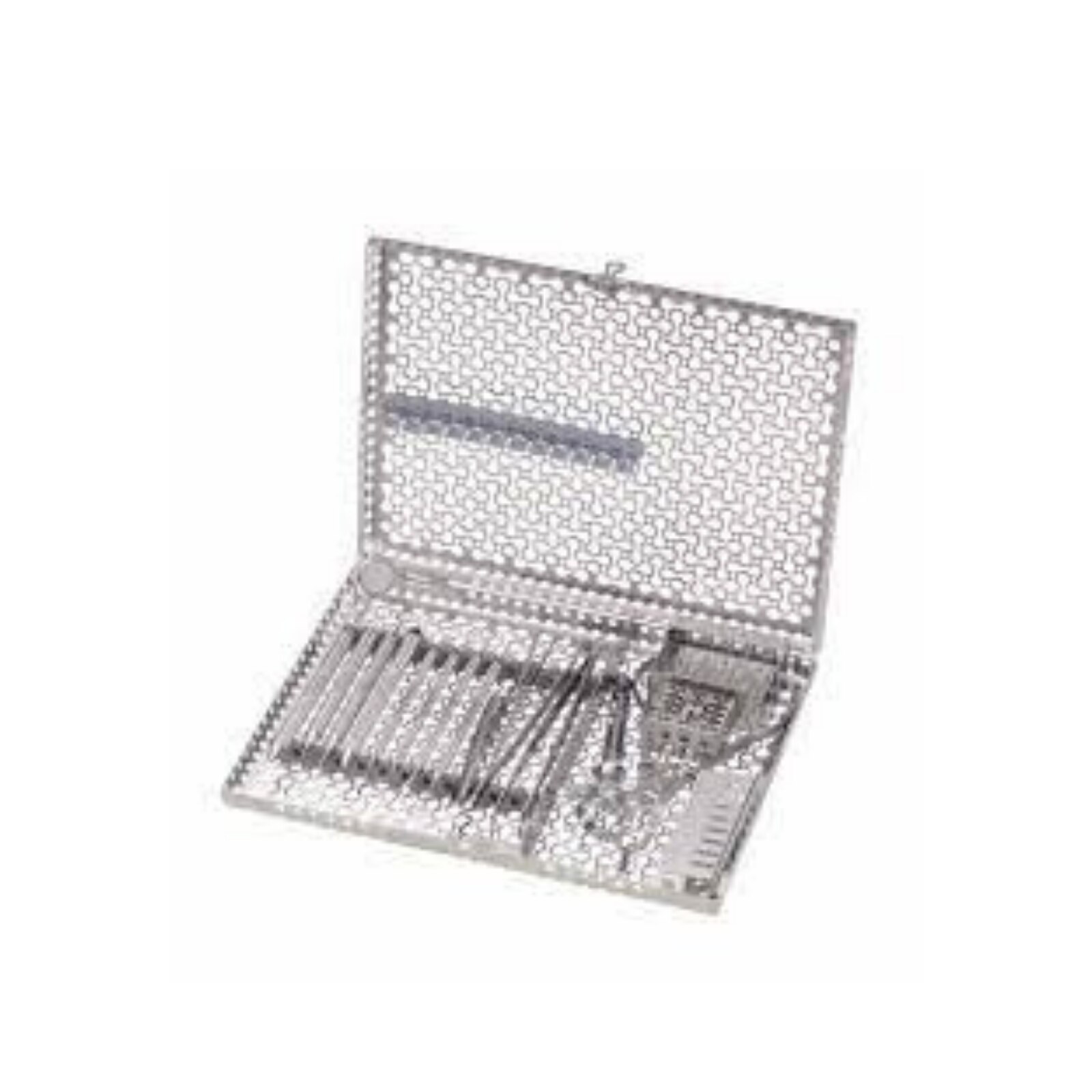 Sterilization Cassette Single Side Large 13 Instruments w/Divider White product image