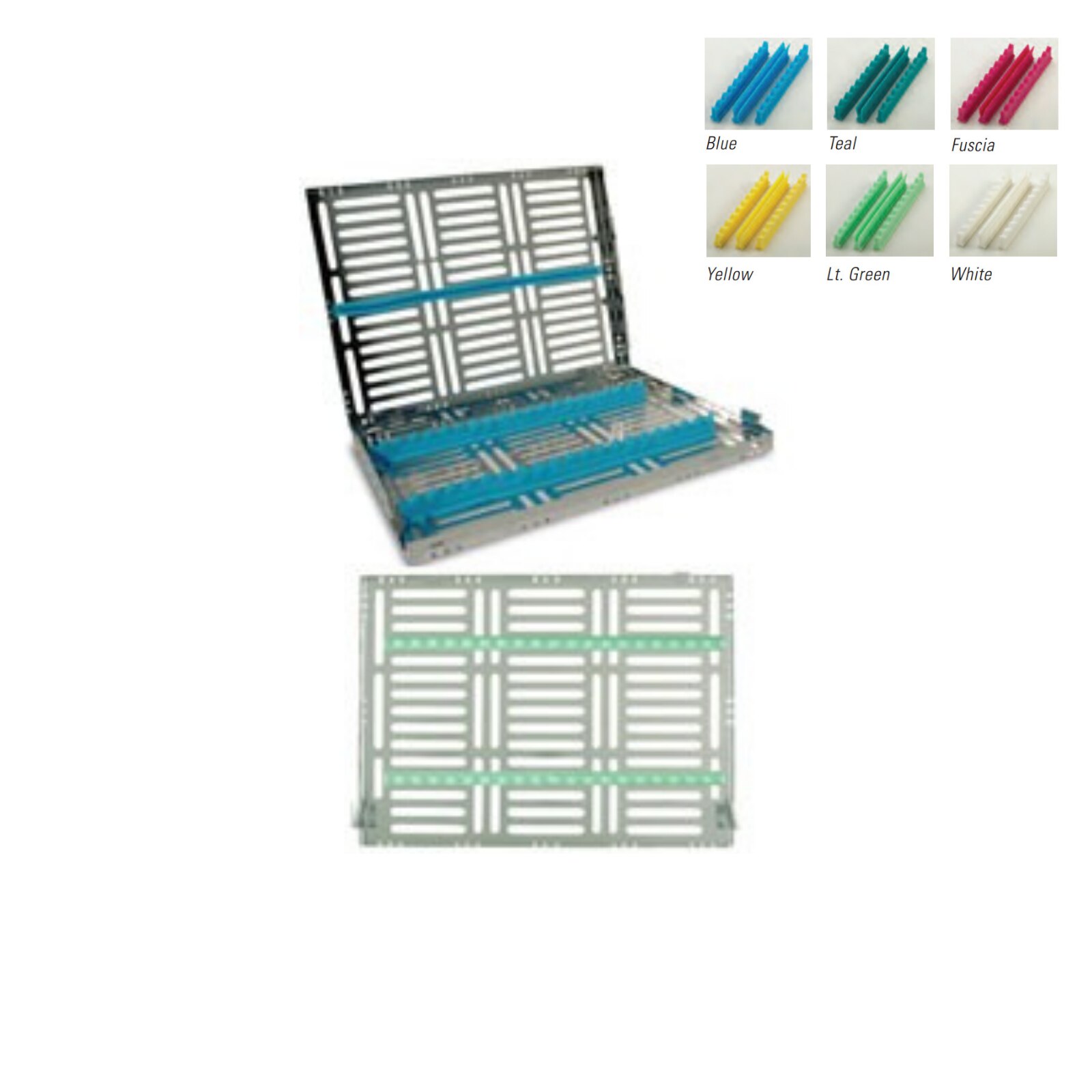 Instrument Cassette Stainless Steel Large Raspberry 16 Instruments Ea product image