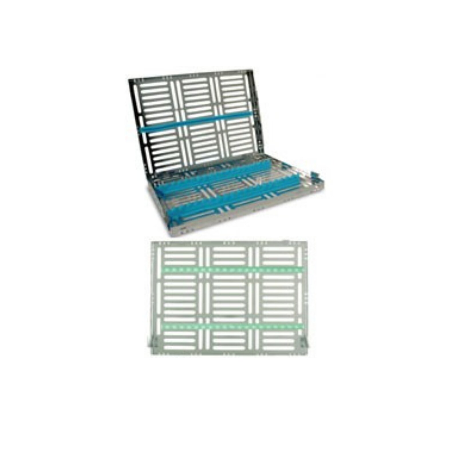 Instrument Cassette Stainless Steel Large Mint 16 Instruments Ea - Instrument Cassette Stainless Steel Large Mint 16 Instruments Ea - Image 1