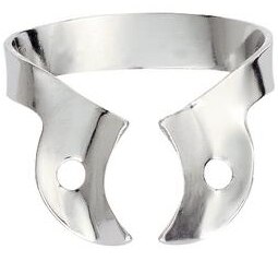 Hygenic Rubber Dam Clamp, Gloss Finish, # W8, Wingless, 1/Pk, H02767 thumbnail 5