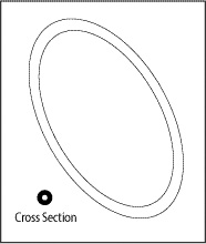Sterilizer M9 Door Gasket Kit with Dam, 1/Pk, 2194 thumbnail 2