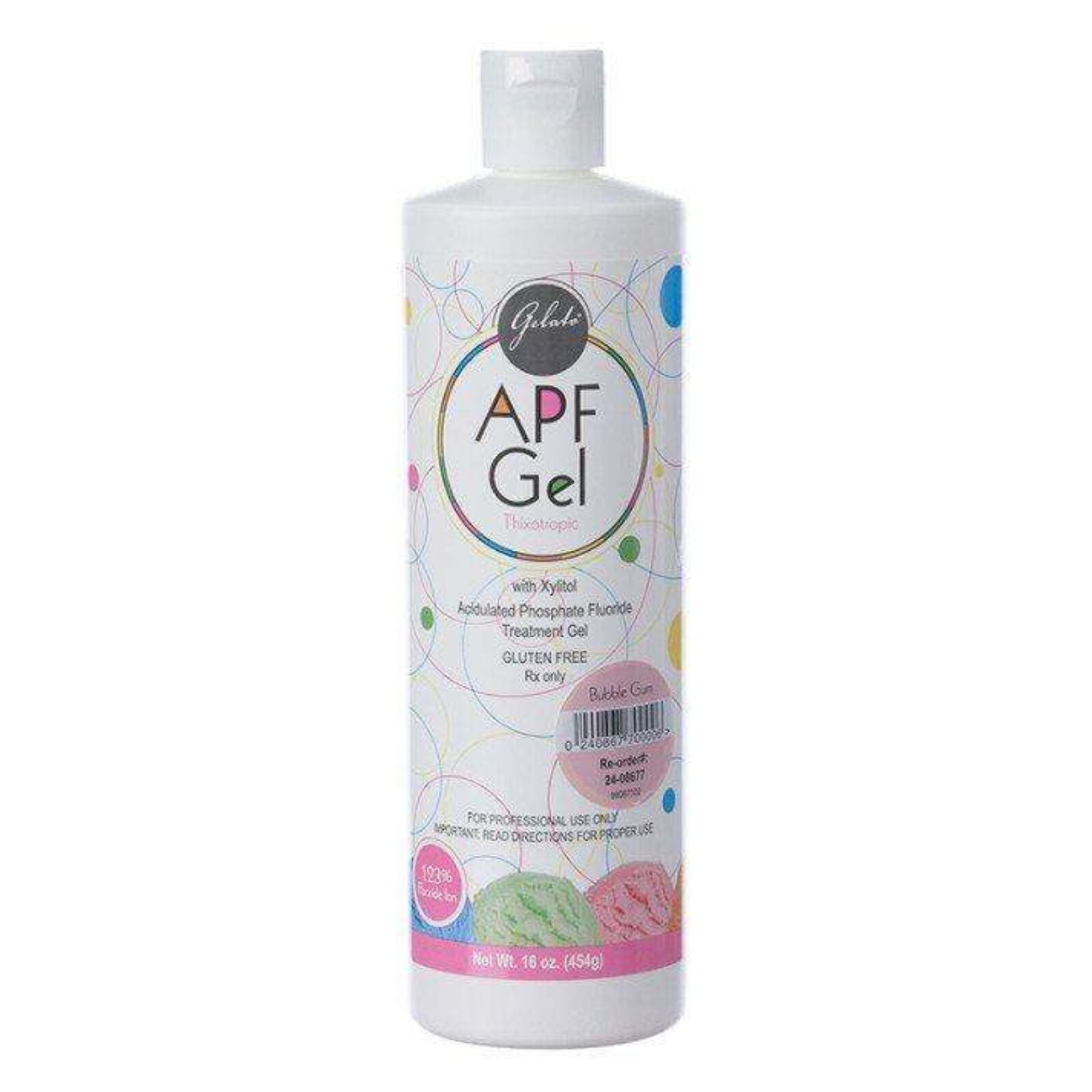 Gelato Fluoride Gel 1.23% APF Bubblegum 16oz/Bt product image