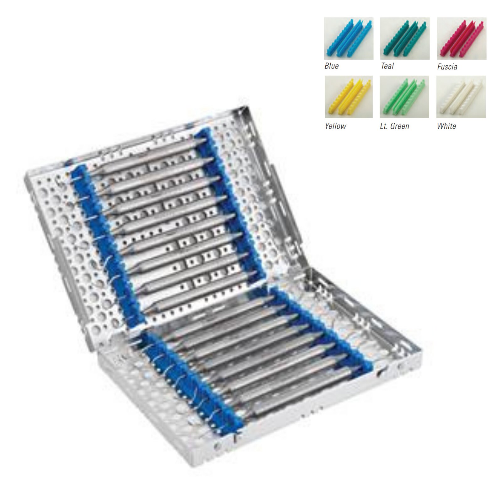 Nordent Cassette Stainless Steel Large Banana 16 Instruments Ea product image