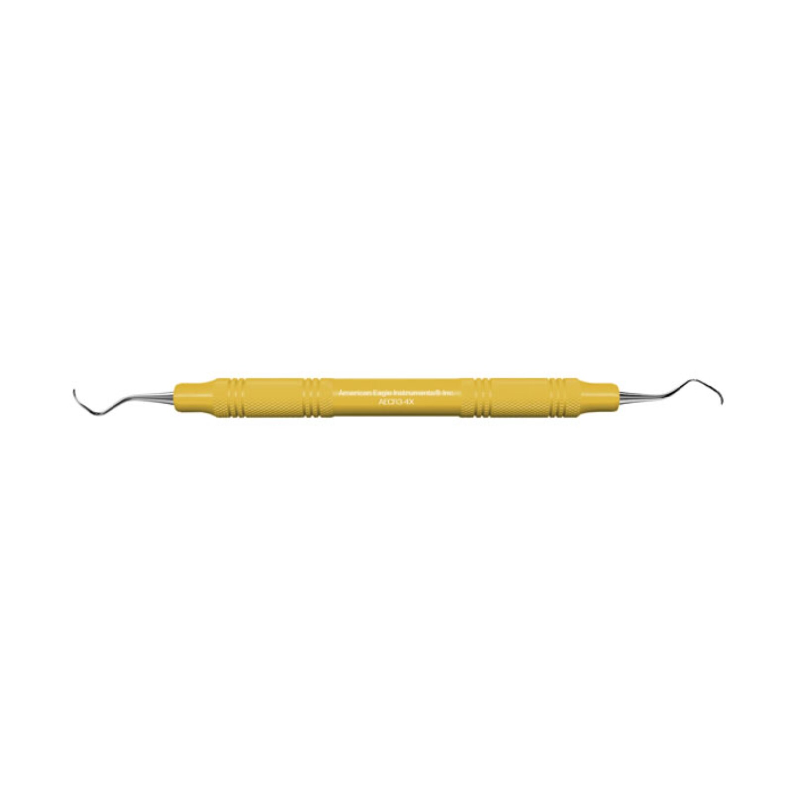 Universal Curette, # 3-4 Rules, Smallest Posterior, EagleLite, Resin, 3/8", Yellow, 1/Pk, AECR3-4X product image