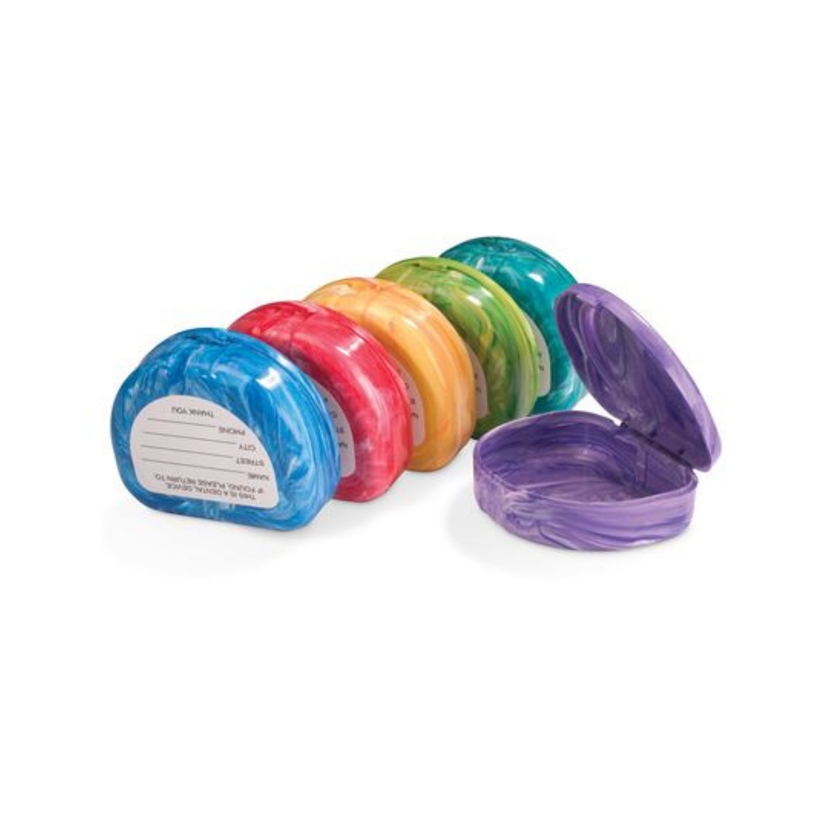 Retainer Cases Refill Assorted Jewel-Marbled 24/Pk product image