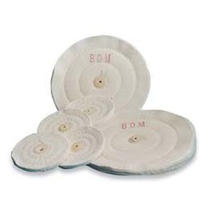 Muslin Buff Wheels, 42-Ply, 4", 1/Pk product image