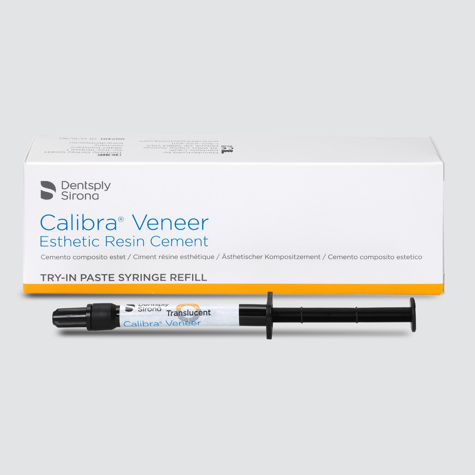 Calibra Veneer Resin Try-In Paste Cement Opaque 1.8 Gm Syringe Refill 2/PK thumbnail 5
