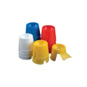 DAPDISH Dental Dappen Dishes Disposable Asstd Colors 200/Pk