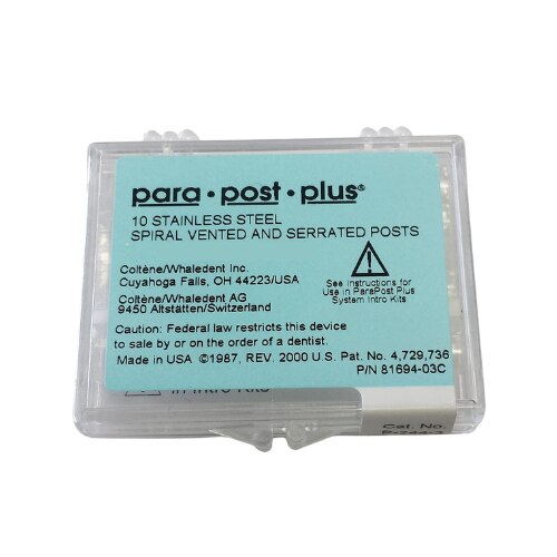 ParaPost Plus Posts, Stainless Steel, Green, 10/Pk, P2447 thumbnail 6