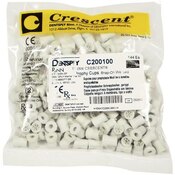 Crescent Prophy Cups Webbed Right Angle White 144/Pk
