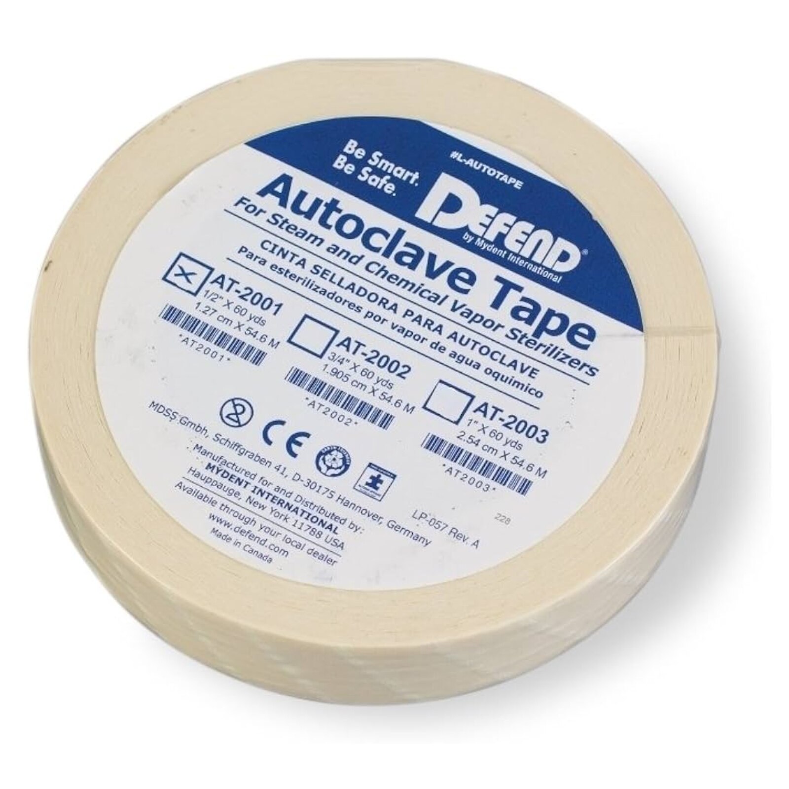 Sterilization Tape, 1/2" 60yd, 1/Pk, AT2001 thumbnail 2