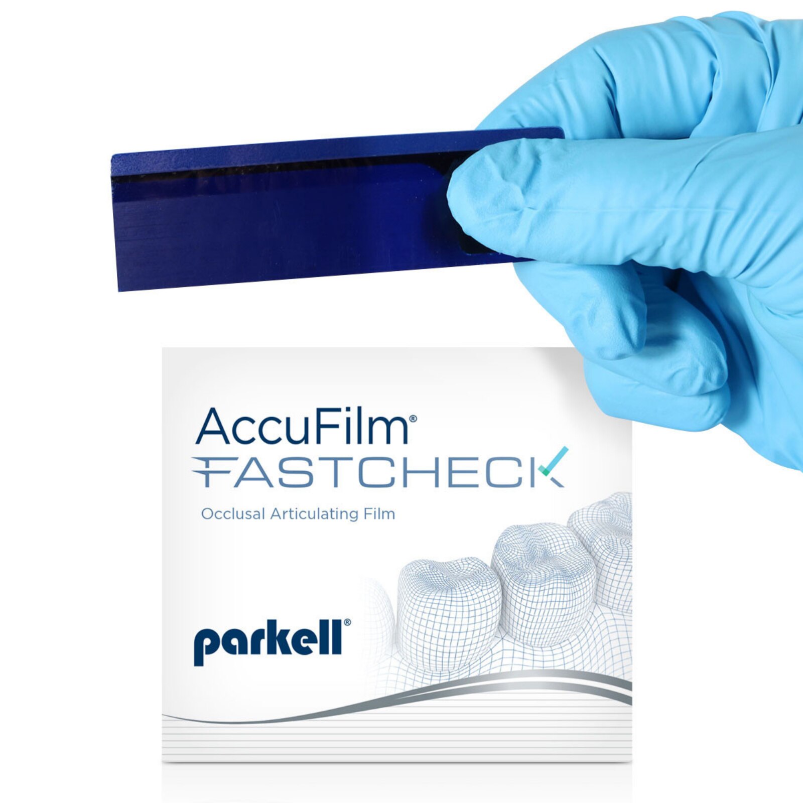 AccuFilm FastCheck Articulating Film, Double-Sided, Blue/Blue, 100/Pk, S054 thumbnail 5