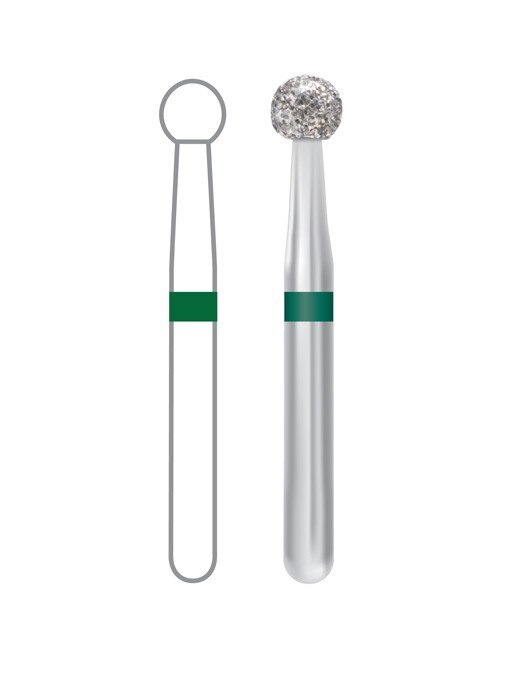 Diamond Bur Friction Grip Coarse 801-023C 5/Pk thumbnail 9