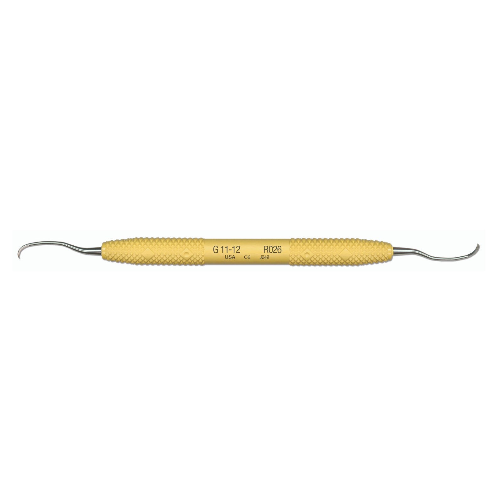 Amazing Gracey Curette, Double-Ended, 11/12, Yellow, 1/Pk, R026 thumbnail 10