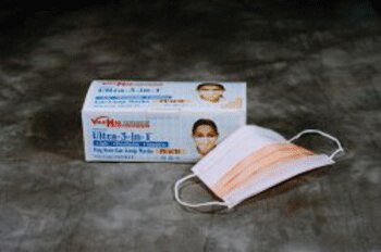 Fog Free Ultra 3-in-1 Earloop Mask 50/Bx Blue product image