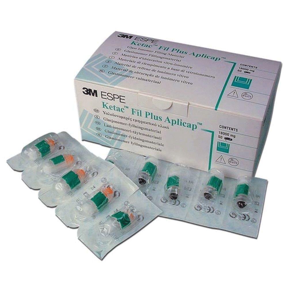 Ketac-Fil Plus Aplicap Glass Ionomer Anterior Restorative, Self-Cure, Capsule Refill, A3, 50/Pk thumbnail 13