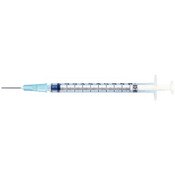 Slip tip Tuberculin 1mL Syringe w/ Needle 25gx5/8" 100/Box